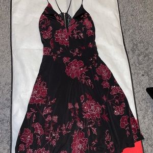 Le Chateau Floral Cocktail Dress
